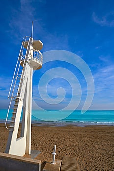 Playa de la Mata beach in Torrevieja Spain