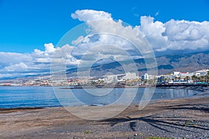 Playa de las americas at Tenerife, Canary islands, Spain photo