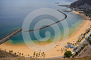 Playa de Las Teresitas beach, Canary Island Tenerife, Spain