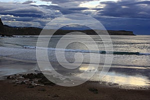 Playa de los locos, Suances, Santander. Cantabria photo