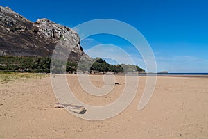 Playa de Orinon Cantabria North Spain sandy beach in the municipality of Castro Urdiales, located about 50 kilometres from Santand