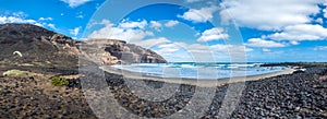 Playa De Orzola beach, Lanzarote, Canary Islands, Spain