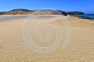 Playa de Papagayo in Lanzarote