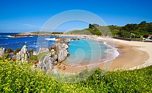 Playa de Toro beach in Llanes Asturias Spain photo