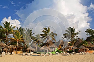 Playa del Carmen beach resort, Mexico photo