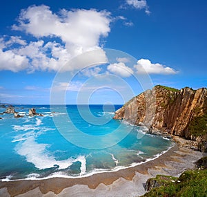 Playa del Silencio in Cudillero Asturias Spain photo