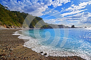 Playa del Silencio in Cudillero Asturias Spain photo