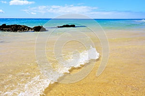 Playa Esmeralda in Fuerteventura Canary Islands