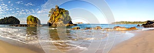 Playa Espadilla Beach Wide Panoramic Landscape Manuel Antonio National Park Costa Rica photo