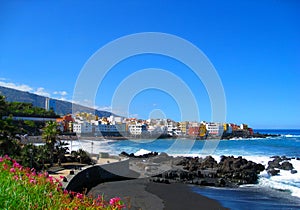 Playa Jardin,Puerto de la Cruz, Tenerife, Spain