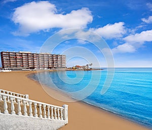 Playa los Locos beach in Torrevieja in Spain photo