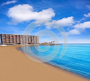 Playa los Locos beach in Torrevieja in Spain photo
