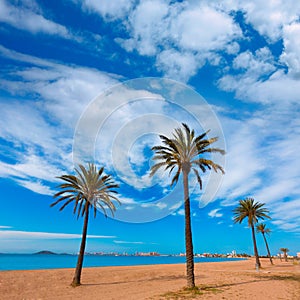 Playa Paraiso beach in Manga Mar Menor Murcia photo