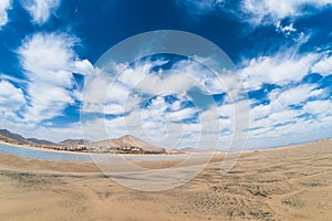 Playa Risco el Paso Panorama