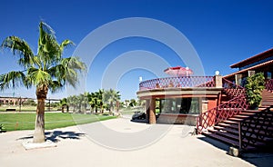 Playa Serena golf clubhouse on the Costa del Almeria photo