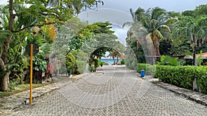 Playacar street view in the daytime