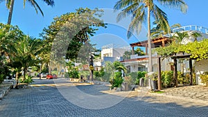 Playacar street view in the daytime