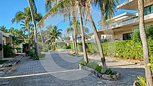 Playacar street view in the daytime photo