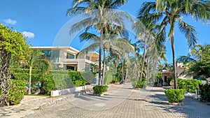 Playacar street view in the daytime photo