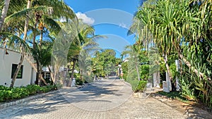 Playacar street view in the daytime photo