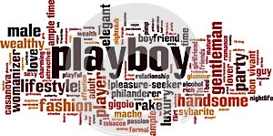 Playboy word cloud