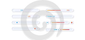 Player adjustment UI elements kit