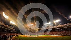 players baseball stadium lights