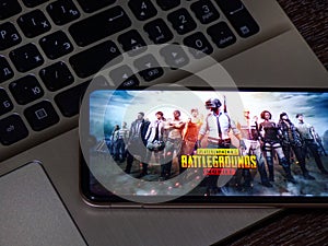 Playerunknown`s Battlegrounds on your smartphone display.