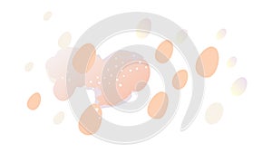 Playful Abstract Dots: Organic Fluid Shape Pattern Vector, vector design Generative AI