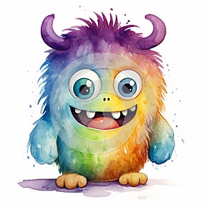 Playful Baby Monster Whimsical Companion