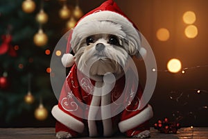 Playful Christmas pet portraits showcasing