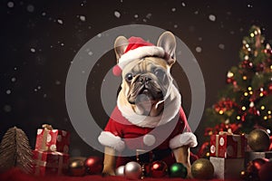 Playful Christmas pet portraits showcasing