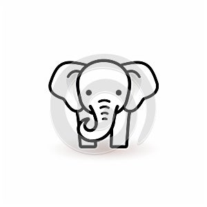 Playful Elephant Logo Design With Cartoonish Character