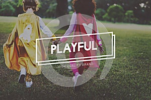 Playful Happy Relaxation Enjoyment Life Concept