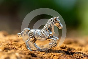 Playful horse charms with its comedic and funny demeanor