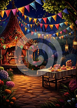 Playful invitation elements