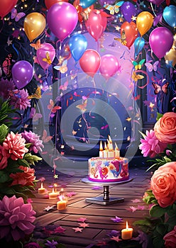 Playful invitation elements