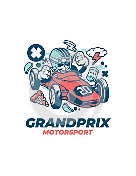 Playful Motorsport Event T-Shirt