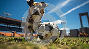 Playful Pooch: Dog\'s Day Out at the Stadium