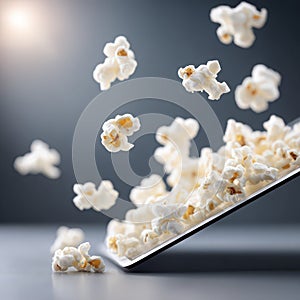 Cinematic Snack Attack: Popcorn Takes Flight Generative AI