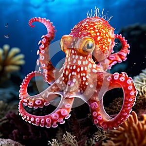 playful sea creatures like octopuses crabs and seahorses k uh v