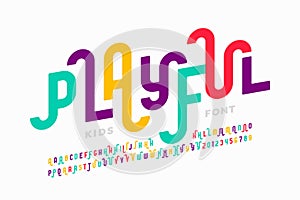 Playful style font