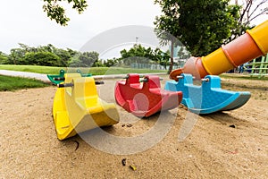 Playgroud in the park photo