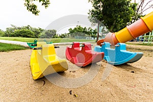 Playgroud in the park photo