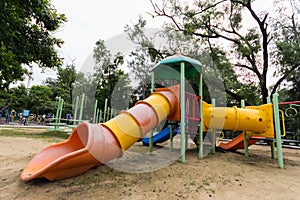 Playgroud in the park photo