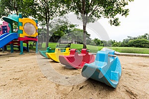 Playgroud in the park photo