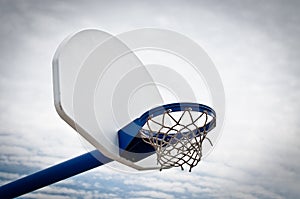 Playground Basketball Hoop and Backboard photo