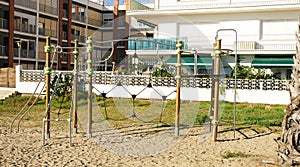 Playground on the beach of El Prat de Llobregat
