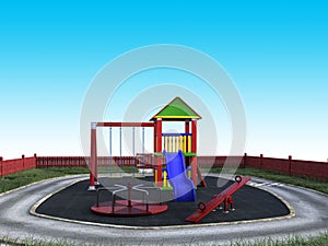 Playground, Children Play Set, Fun