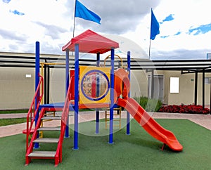 A Playground  with clipping path